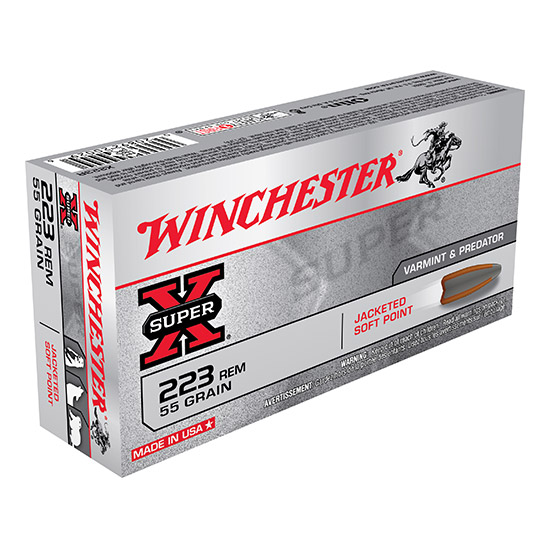 WIN SUPER-X 223REM 55GR PSP 20/10 - Ammunition